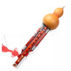Nouveau art en acajou tube son 7 trous plus 3 clés hulusi instrument de musique performance professionnelle adulte large gamme ajouter 3 clés b-flat (coup droit)