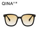 Qina (Qina) Gafas zhao lusi mismo estilo de moda de marco cuadrado gafas de sol conduciendo gafas de sol Qixi Festival regalo QN5009A13