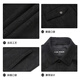 Lilanz official imitation suede jacket men's coat lapel embossed fashion 24 autumn black 180/96A