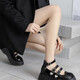 Fei Yu Hua Yu Stockings for Women Summer Ultra-thin Sun Protection Sexy Anti-Snake Silk Beauty Skin Naked Black Silk Leg Artifact Flesh Color 0D Stockings (2 Black Silk + 1 Skin Silk) 104-146 Jin Jin equals 0.5 kg (a must-have leg-exposed artifact in summer)