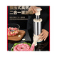 Sailoto quality sausage stuffer machine, household sausage stuffer, manual sausage stuffing machine, sausage stuffing machine, enlarged stainless steel barrel + 3 packs of casings