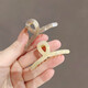 
Yonghongwang temperament small grab clip back of the head for women with half-tied shark clip broken hair clip hair clip hair clip headdress LY3878 grab clip - pink small square