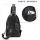 Sac de poitrine Walker Shop pour hommes [Cuir de tête tanné aux légumes sélectionnés] 2025 NOUVELLE SAG COSSBOCK MENS POUR LE MONNE SAGLE SPORTATIQUE À TRENDY NOIR (hauteur 28,5 * Largeur 19 * Épaisseur 4cm)
