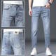 
LEE KIDS summer thin Tennis jeans men's black gray cropped pants slim-fitting slim-fitting 9-point pants 1048 Black gray 1-9-point pants 36