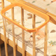 CLCEY CRIB PLANDE RACKAGE Rangement de rangement Panier de lit Sac de rangement de rangement