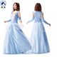 Tragen von Fisch Halloween Erwachsener Kostüm Cinderella Ice Snow Anna Schneekleid Hexen Maskerade Kleid 2025 9719 Aschenputtel s