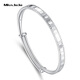 Miss JuJu pt950 platinum push-pull bracelet for women semi-solid platinum bracelet with adjustable horse buckle PT950 23.29 g