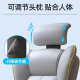 HALODN Computer Chair Lazy Sofa Chair Home Chair Comfortable Backrest Adjustable Office Chair Anchor Chair Dormitory Leisure Chair Black Leather Linked Armrest + Foot Rest 120-155 Degrees (Inclusive) Linked Armrest Jingsufa