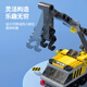 Big-eyed little baby 147 particles police car building blocks assembled and inserted 3D three-dimensional children's educational toys for boys and girls birthday gifts