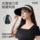Obsu light luxury cross hollow hat high-grade black cross hollow hat