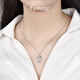 GsunG platinum necklace women's PT950 chain set Graceful fashionable shiny platinum chain set women's pendant bead necklace PT950 necklace about 9 grams 40 cm pre-order
