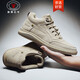 
CALIFBULL Spring and Summer Men's Shoes Fashion Casual Shoes Boots Men's High Top Martin Boots Anti-slip Wear-resistant Labor Protection Workwear Shoes Men 983 Sand Color 39