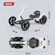 Mama und Papa ohne Installation des Kinderkart-Kart-Allrad-Elektroautos 1-8 Jahre können Baby-Geburtstagsgeschenke gefaltet werden können verlängert werden