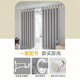 Mengdalei full blackout curtain Roman rod complete set without punching for installation living room and bedroom 2025 new warm sunshade curtain light gray (same day delivery) applicable width 3.1-3.6 meters, curtain height 2.7 meters