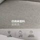 Textura de madera Genji Sofá Simple Simple Small Apartment Sala Sala de estar Sofá Nordic Tres personas Muebles Combinación Conjunto de tres personas (almohada Mist que Gray*2+Amarillo*1) Mist Grey Combinación 193cm