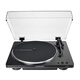 Audio-Technica AT-LP70X vinyl record player, fully automatic belt drive, dual speed record player, retro phonograph, record player, professional audio LP70XBT Black Silver + Yamaha WS-B1A