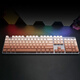 Logitech K845 Mechanisches Tastaturspiel E-Sport verdrahtet Tastatur Computer Office Tastatur Personalisierte benutzerdefinierte Tastaturversion für Jungen und Freundinnen Geschenke K845 Crimson Gradient Version Red Achse