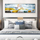 Tongdi Modern Simple Bedroom Decoration Peinture Nordic Style Salle PEINTURE PEINTURE COMPLET Hôtel B&B Hôtel Elk peinture de suspension 03 Jiahe Fugui 12147 Crystal Porcelain Painting 200 * 60 Recommandation de lit de 2 mètres personnalisé en cadre noir