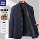 Romon (Romon) Eisenfreier Wollanzug für Herbst und Winter neuer Wollmantel für Männergeschäfts-Casual-Anzug für Männer Singles Herrenkleidung 2306-leichter grau dicker Stil M [100-120jin [Jin gleich 0,5 kg]]