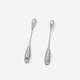 Qlady temperament tassel drop earrings for women 2023 new silver needle earrings women's earrings niche design high-end white gold no Specifications