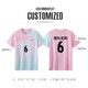 Baizhao Herbst und Winter Badminton Uniform Vierköpfige Jersey für Männer und Frauen Sport Treibrohr Badminton Training Anzug Volleyball Tischteam Uniform 3926a Männer Weiß + 3696 Schwarze Hosen + 3895 Vierköpfige Set 2xl Größe