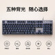 Logitech K845 Mechanische Backstreuit-Tastatur Business Office Tastatur E-Sport Gaming-Tastatur in voller Größe Kabel verdrahtet Tastatur K845 Kabelgebundene TEA-Welle + G102 Black Maus
