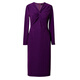 ROEYSHOUSE roe chic knitted slim dress for women's spring new fashion purple knitted midi skirt 11162 purple S