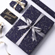 DOROCH gift wrapping paper blue sprinkled gold paper cigarette box birthday handmade paper DIY 100-day swearing-in adult ceremony event