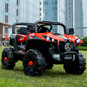 Speed ​​children's increased body off-road children's electric toy car four-wheeled car can be seated for children's car four-wheel drive remote control car children's car red dual-wheel drive Bluetooth music light remote control swing function