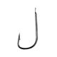 Sleeve hook imported bulk thin strip long handle high carbon steel red worm hook with or without barbs white strip fishing crucian carp hook fishing fishing gear black sleeve with 50 barbs No. 4