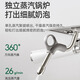 柏翠Petrus/柏翠 PE3888直白咖啡机双锅炉意式家用全半自动小型一体机 白色