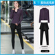 Duofanliu Primavera y verano Profesional Morning Run Speed Spring Ropa aerobics Aeróbicos Sportswear para mujeres trotando ropa de fitness al aire libre