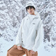 
NOBADAY single and double snowboard jacket thickened warm tops men's professional windproof waterproof cold-proof hooded jacket for women in winter black S