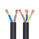 CLCEY anti-freeze wire soft wire 6-stage household cable sheathed wire 2 core 3 core 15254 square anti-free outdoor three-phase electric RVV2 core 1 square 5m