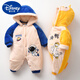 DISNEY新生婴儿衣服秋冬季加厚款加绒夹棉初生宝宝连体衣哈衣外出服A类3 TY9717可爱小熊猫  儿童节礼物 59cm
