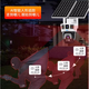Sound Vision Security 16 millions de caméras solaires sans électricité et réseau Monitor extérieur à 360 degrés Plugor de couleur panoramique 4G Vision nocturne à haute définition extérieure sans définition à mort et suivi à distance de téléphone mobile [Version 4G à double panel à deux écrans] Aucune alimentation électrique ou réseau à large bande
