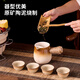 Suncojia teapot, teapot, roasted teapot, jar milk teapot, earthenware pot, stove teapot, teacup set