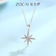 Zokai star platinum pendant PT950 platinum new pendant pendant New Year's gift for girlfriend's birthday, about 0.95-1.05g