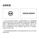 GENUINE MINISTERGM墨镜男女同款太阳镜猫眼显瘦眼镜户外防晒明星情侣情人节礼物 GM-Angel黑灰镜片