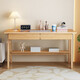 Huazhou solid wood desk simple small apartment home writing desk desktop computer table bedroom study table 1.2 meters solid wood color