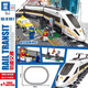 Électricité Bustructions Building Blocs Remote Control Version Harmony City City High-Speed ​​Track Track Assembly Compatible Boy Toys Soyuz Steam Train - Manuel 536 pièces