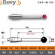 XMSJM4 Machélago Terrestre CNC Sonda CNC Cerámica Cerámica Renishaw Medición de tres coordenadas Bola de rubí Medición del dragón de la cabeza del dragón 9761M4*5.0*L100 Cerámica Renishaw