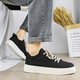 Fan Xiaoru Black Black Splaed Soled Shops Shoes Men's 2025 Nuevos deportes y zapatos casuales de skate sin desliz