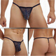 Männerunterwäsche europäischer und amerikanischer Feinnetzbeutel Low Taille Single Tanga großer Cailan xxl