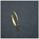 Shixi Seoul k gold pure 14k gold Korean ring fashion simple car flower fine ring ring female gift