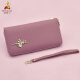 Espantapájaros de embrague para mujeres bolsas para mujeres de billetera larga para la mano de la mano de la mano de la mano 2025 nueva moda gran capacidad cuidadan pequeños bolsos ballet para mujeres rosa