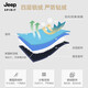 吉普（JEEP）白鸭绒外套男女同款冬季时尚休闲保暖御寒黑金外套 LW2399