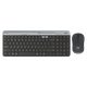 Logitech K580 wireless Bluetooth keyboard Ultra-thin keyboard m240 wireless Bluetooth mouse mute office keyboard tablet computer office keyboard and mouse suit suitable for mac K580+M240 black Bluetooth mute suit