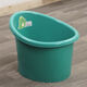 Cubo de baño de baño grande de enlace Cubo de baño para natación de baño para niños se puede sentar para la bañera de la bañera del hogar Bañera de cuerpo nuevo nuevo más de alta definición verde fresco [0-8 años] + agujero de drenaje