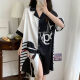莫代尔睡裙女夏季天睡衣丝椆性感2024年新款冰丝纯欲风凉感大码家居服 719橘色猫咪 XL 【120-140斤】